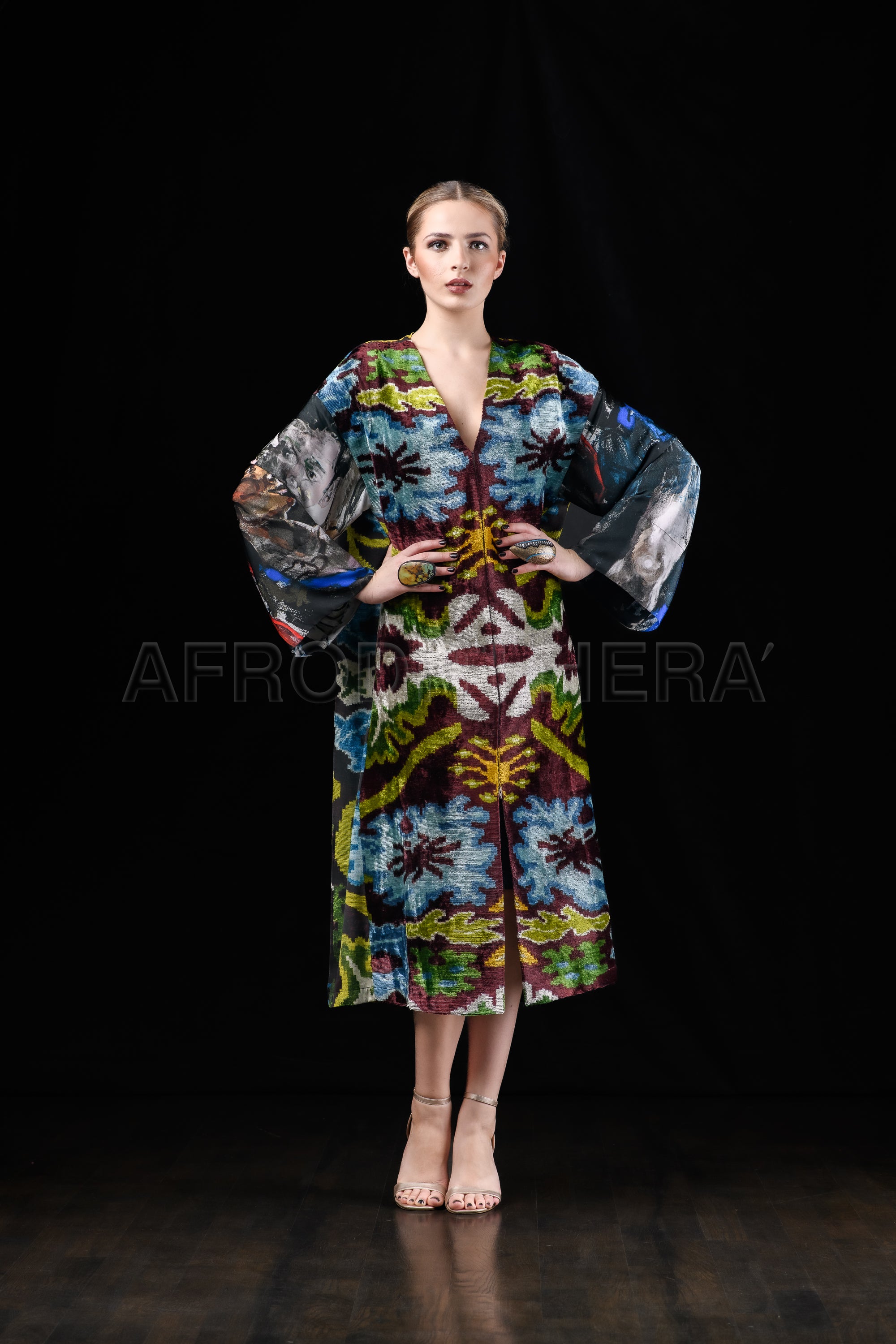 She in the wind - 60 Kimono
